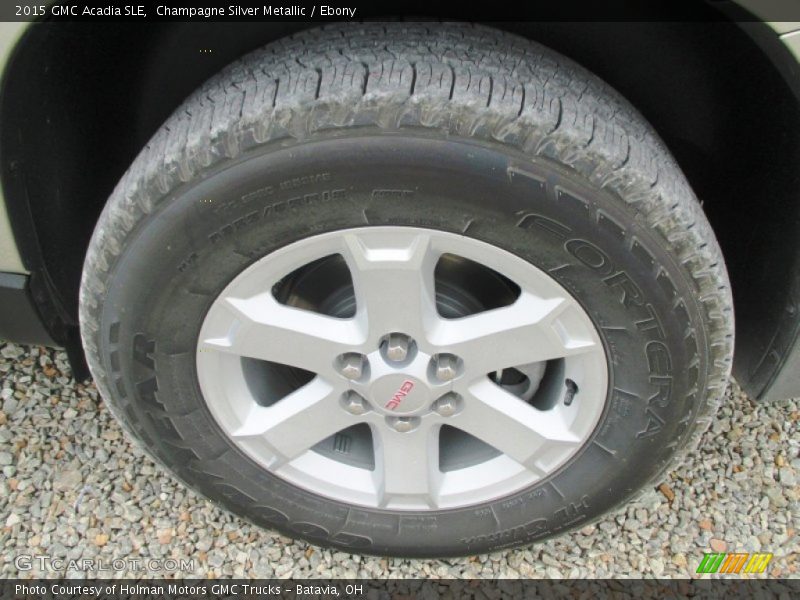 Champagne Silver Metallic / Ebony 2015 GMC Acadia SLE