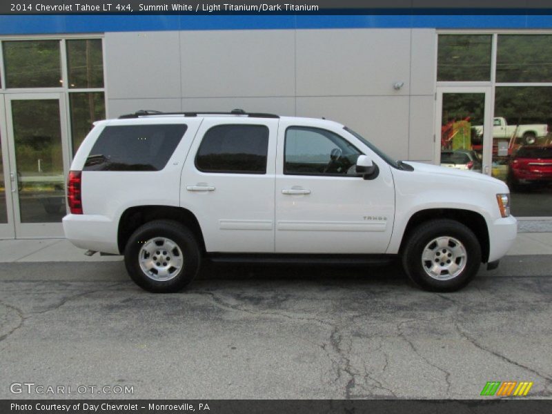 Summit White / Light Titanium/Dark Titanium 2014 Chevrolet Tahoe LT 4x4
