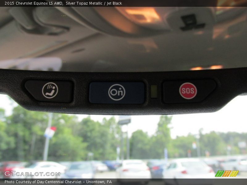 Silver Topaz Metallic / Jet Black 2015 Chevrolet Equinox LS AWD