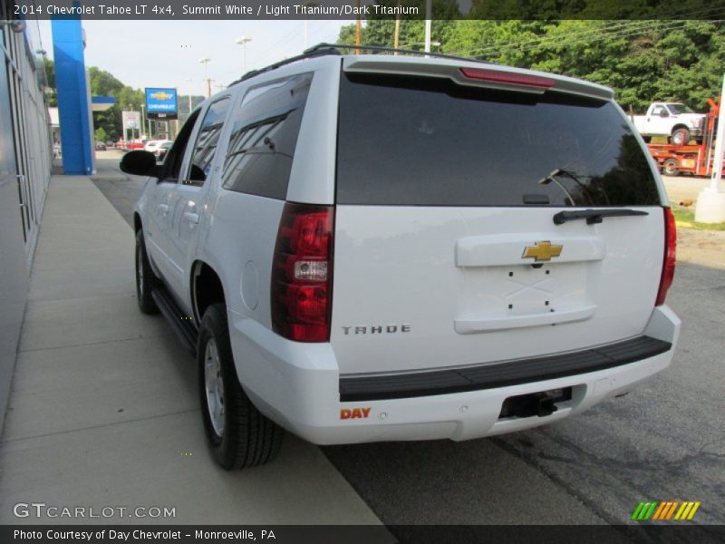 Summit White / Light Titanium/Dark Titanium 2014 Chevrolet Tahoe LT 4x4