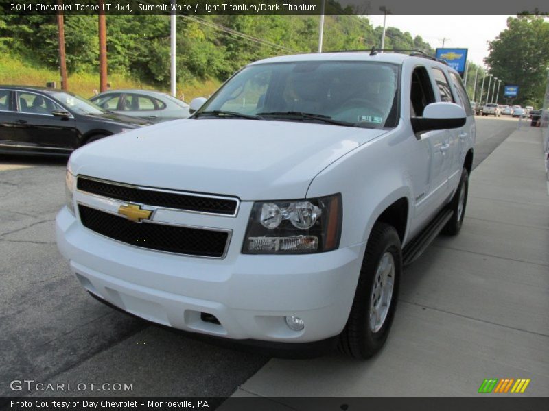 Summit White / Light Titanium/Dark Titanium 2014 Chevrolet Tahoe LT 4x4