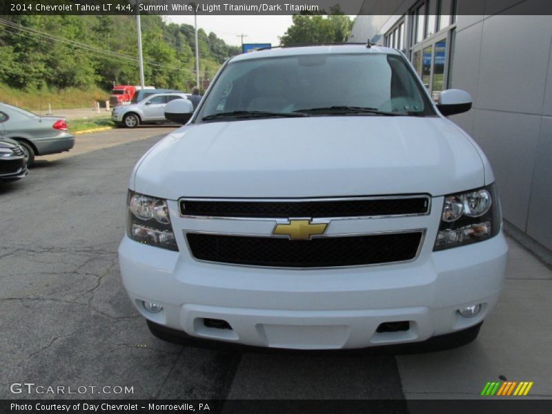 Summit White / Light Titanium/Dark Titanium 2014 Chevrolet Tahoe LT 4x4