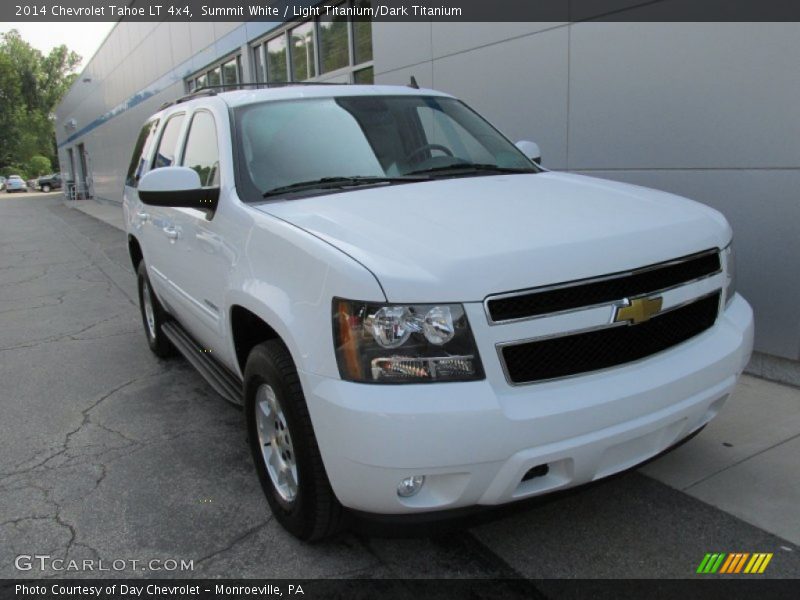 Summit White / Light Titanium/Dark Titanium 2014 Chevrolet Tahoe LT 4x4