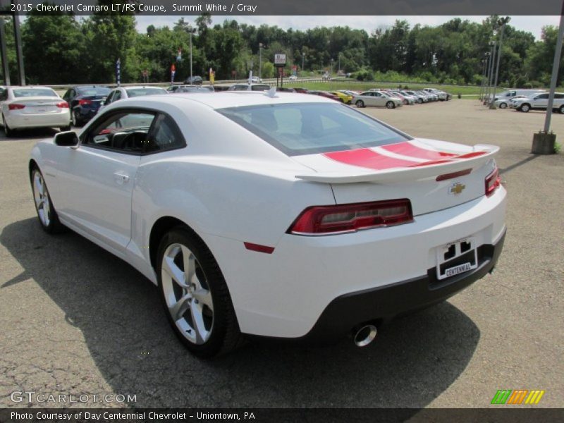 Summit White / Gray 2015 Chevrolet Camaro LT/RS Coupe