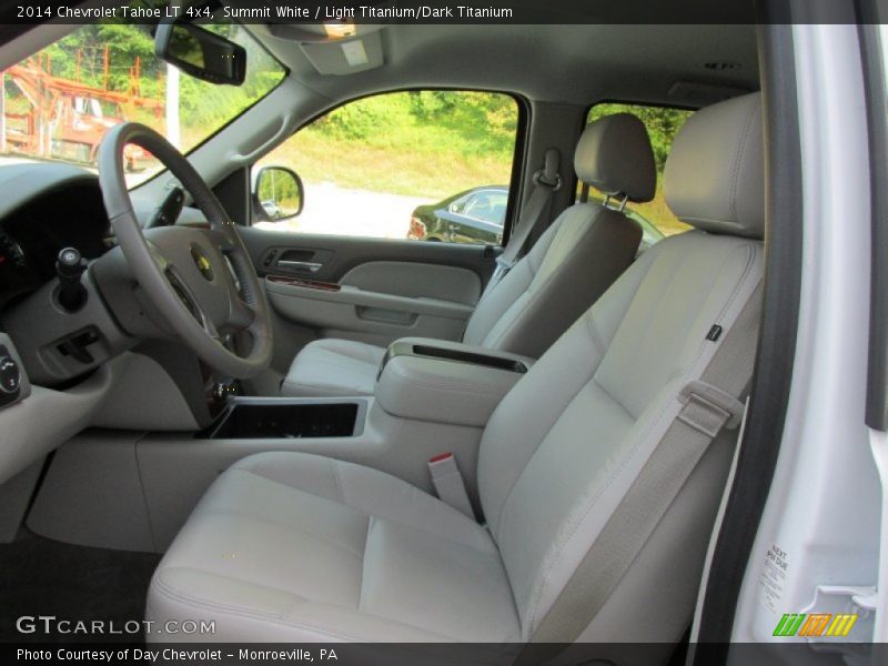 Summit White / Light Titanium/Dark Titanium 2014 Chevrolet Tahoe LT 4x4