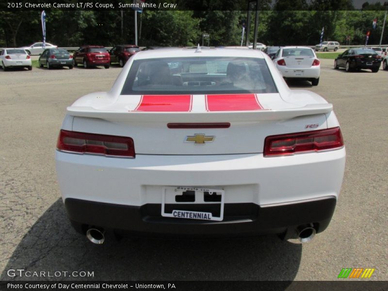 Summit White / Gray 2015 Chevrolet Camaro LT/RS Coupe