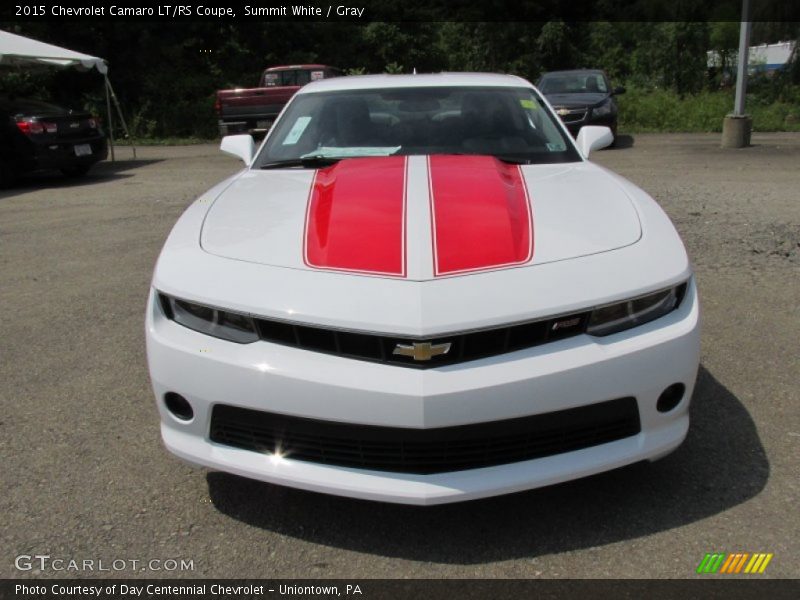 Summit White / Gray 2015 Chevrolet Camaro LT/RS Coupe