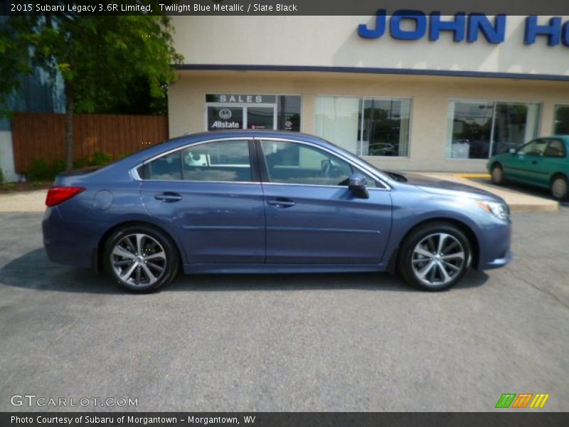 Twilight Blue Metallic / Slate Black 2015 Subaru Legacy 3.6R Limited