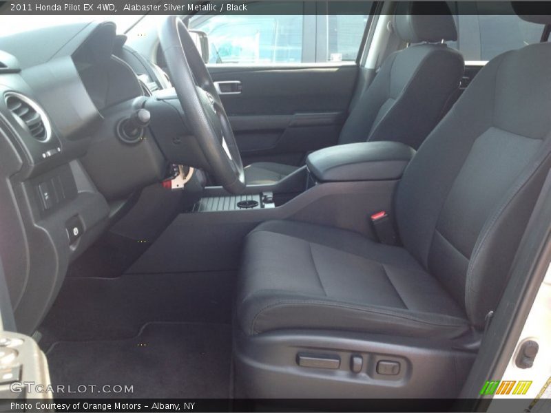 Alabaster Silver Metallic / Black 2011 Honda Pilot EX 4WD