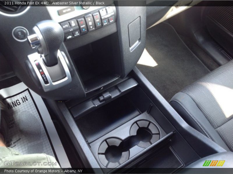 Alabaster Silver Metallic / Black 2011 Honda Pilot EX 4WD