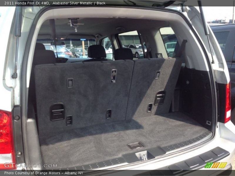 Alabaster Silver Metallic / Black 2011 Honda Pilot EX 4WD