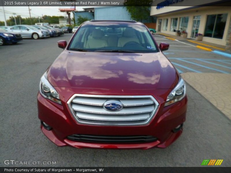 Venetian Red Pearl / Warm Ivory 2015 Subaru Legacy 3.6R Limited