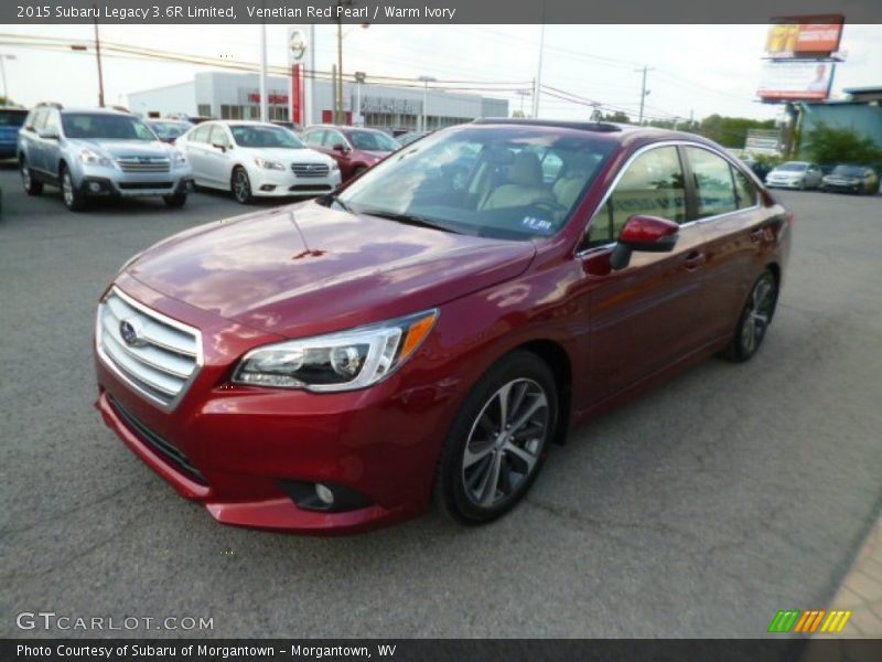 Venetian Red Pearl / Warm Ivory 2015 Subaru Legacy 3.6R Limited