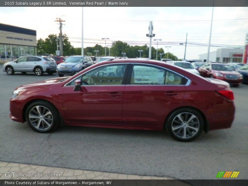 Venetian Red Pearl / Warm Ivory 2015 Subaru Legacy 3.6R Limited