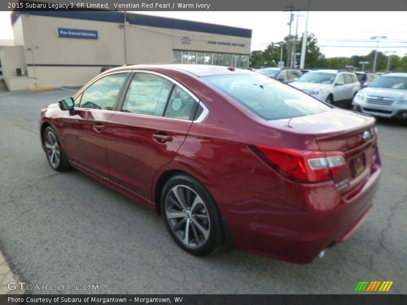 Venetian Red Pearl / Warm Ivory 2015 Subaru Legacy 3.6R Limited