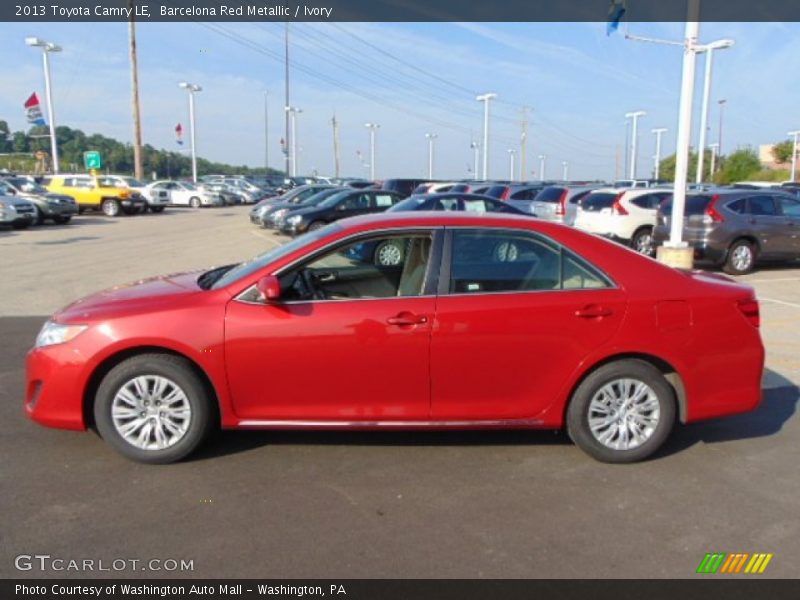  2013 Camry LE Barcelona Red Metallic