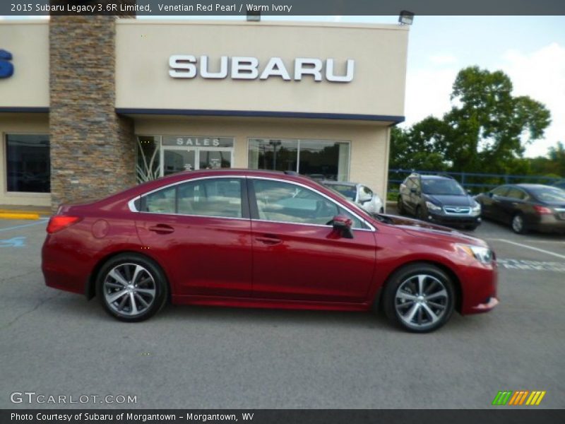 Venetian Red Pearl / Warm Ivory 2015 Subaru Legacy 3.6R Limited