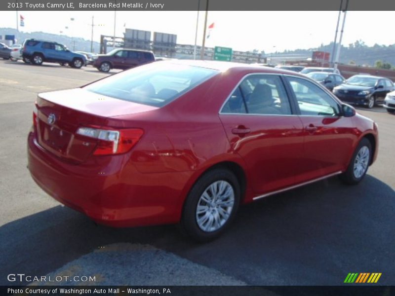 Barcelona Red Metallic / Ivory 2013 Toyota Camry LE