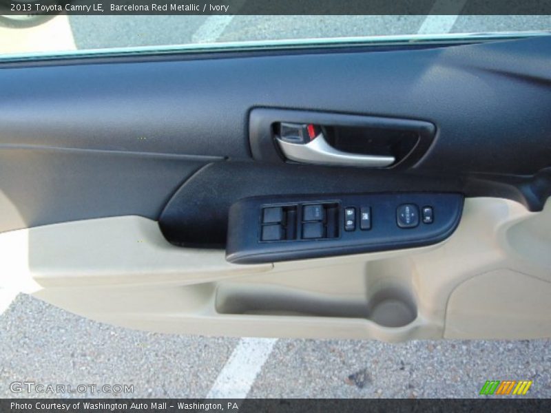 Barcelona Red Metallic / Ivory 2013 Toyota Camry LE