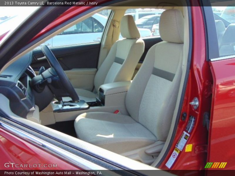 Barcelona Red Metallic / Ivory 2013 Toyota Camry LE