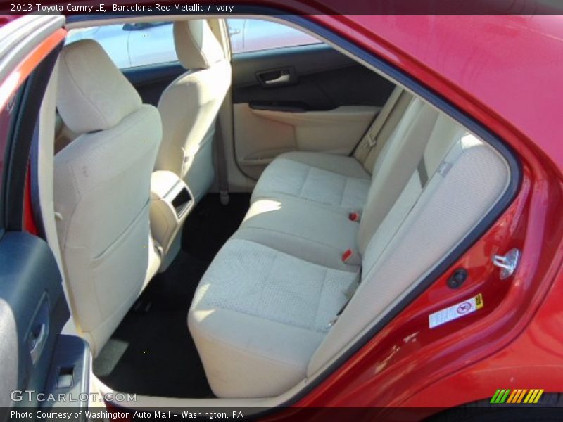 Barcelona Red Metallic / Ivory 2013 Toyota Camry LE