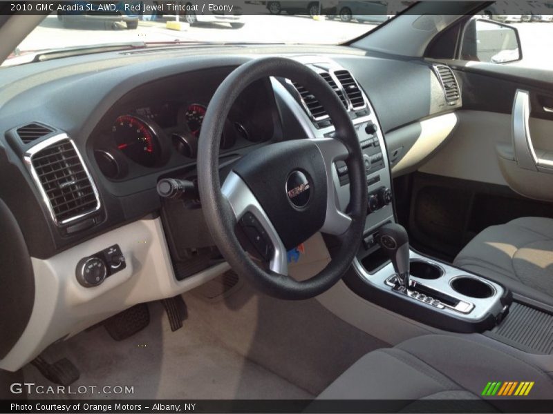 Red Jewel Tintcoat / Ebony 2010 GMC Acadia SL AWD