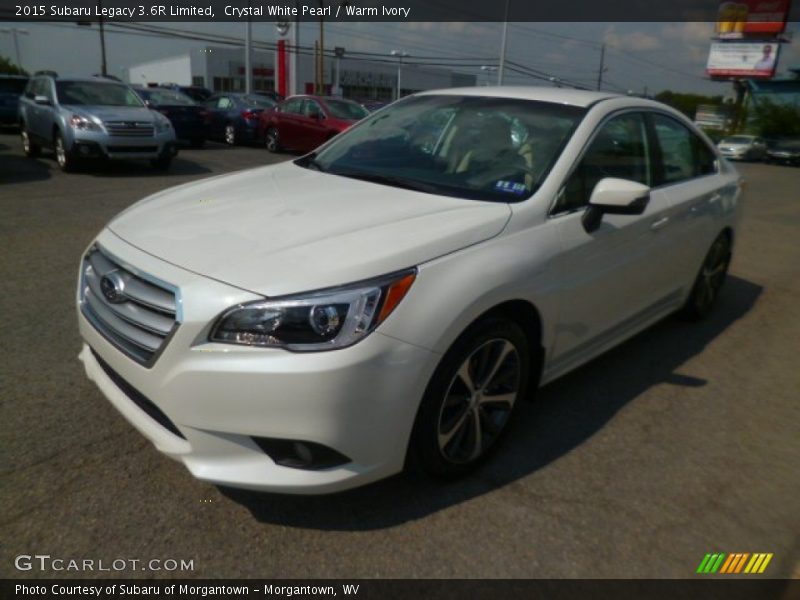 Crystal White Pearl / Warm Ivory 2015 Subaru Legacy 3.6R Limited