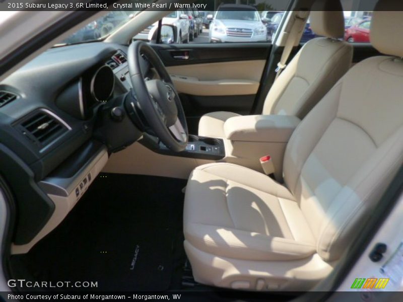 Crystal White Pearl / Warm Ivory 2015 Subaru Legacy 3.6R Limited