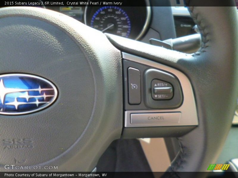 Crystal White Pearl / Warm Ivory 2015 Subaru Legacy 3.6R Limited