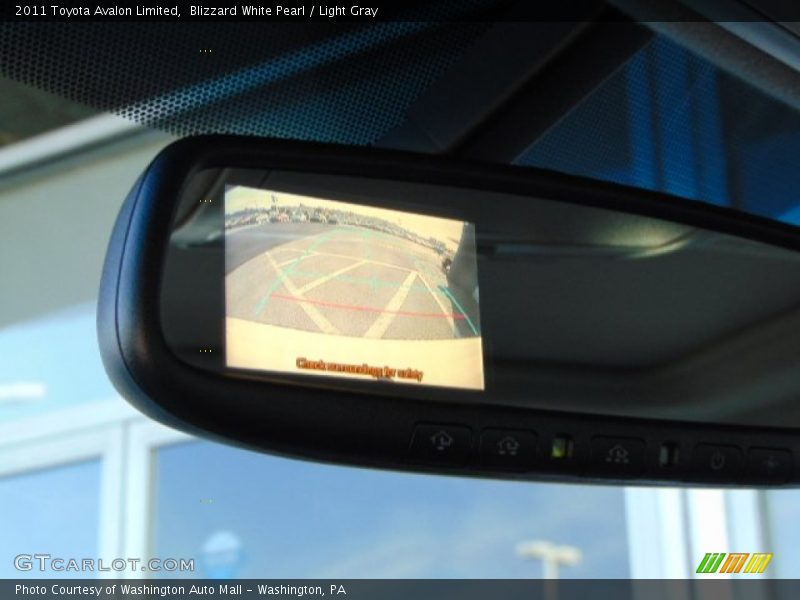 Blizzard White Pearl / Light Gray 2011 Toyota Avalon Limited