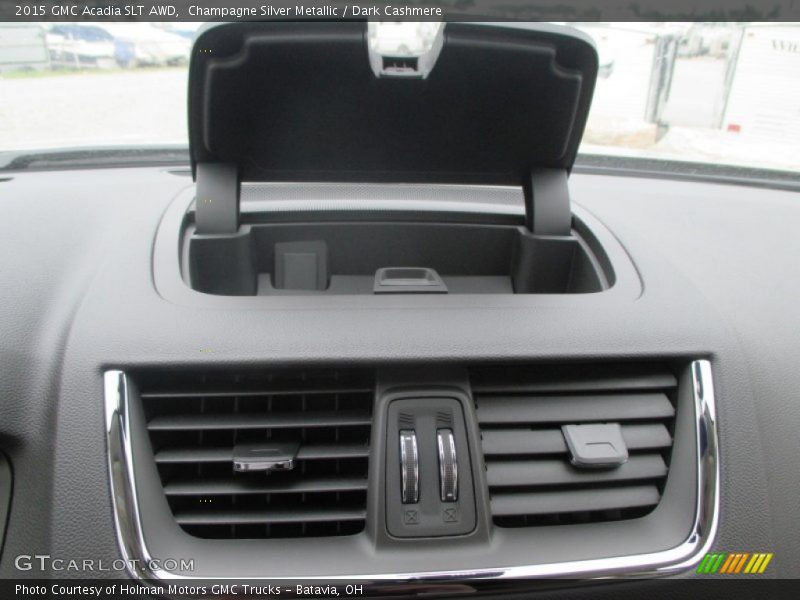 Champagne Silver Metallic / Dark Cashmere 2015 GMC Acadia SLT AWD