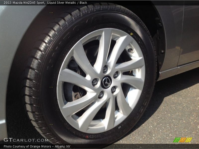 Liquid Silver Metallic / Black 2013 Mazda MAZDA5 Sport