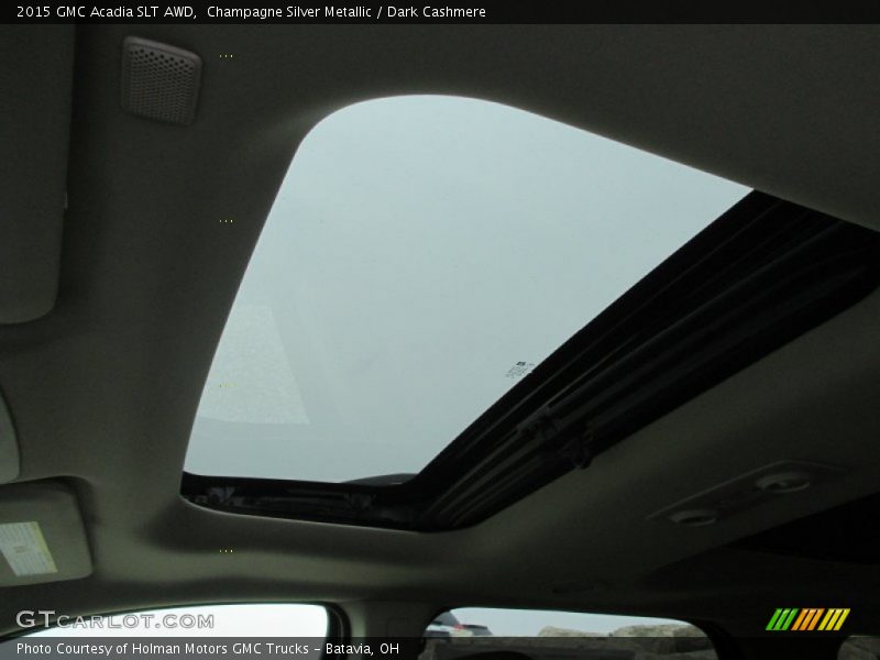 Champagne Silver Metallic / Dark Cashmere 2015 GMC Acadia SLT AWD