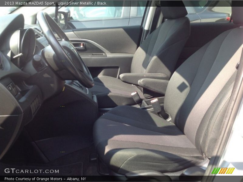 Liquid Silver Metallic / Black 2013 Mazda MAZDA5 Sport