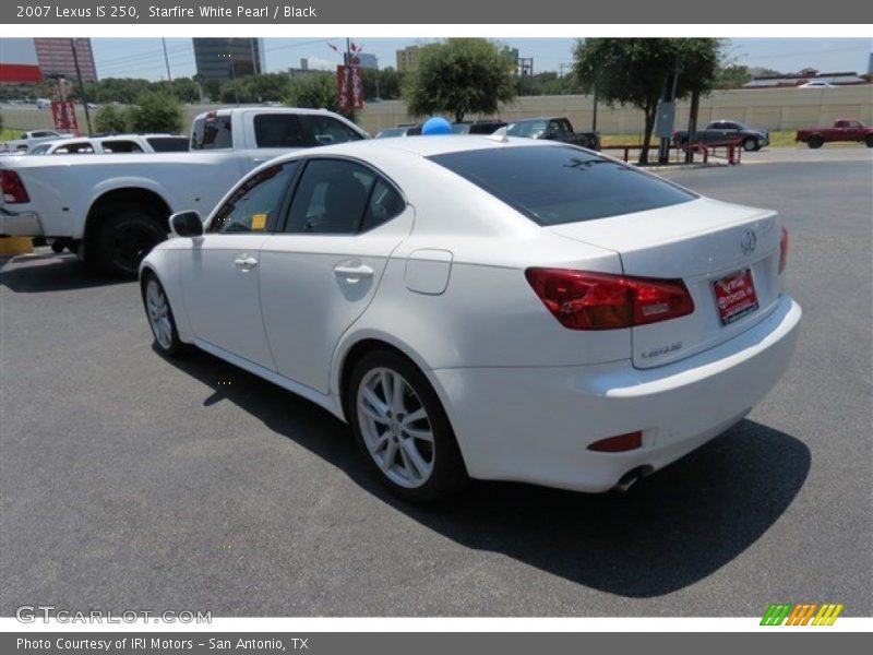 Starfire White Pearl / Black 2007 Lexus IS 250