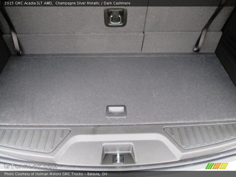 Champagne Silver Metallic / Dark Cashmere 2015 GMC Acadia SLT AWD