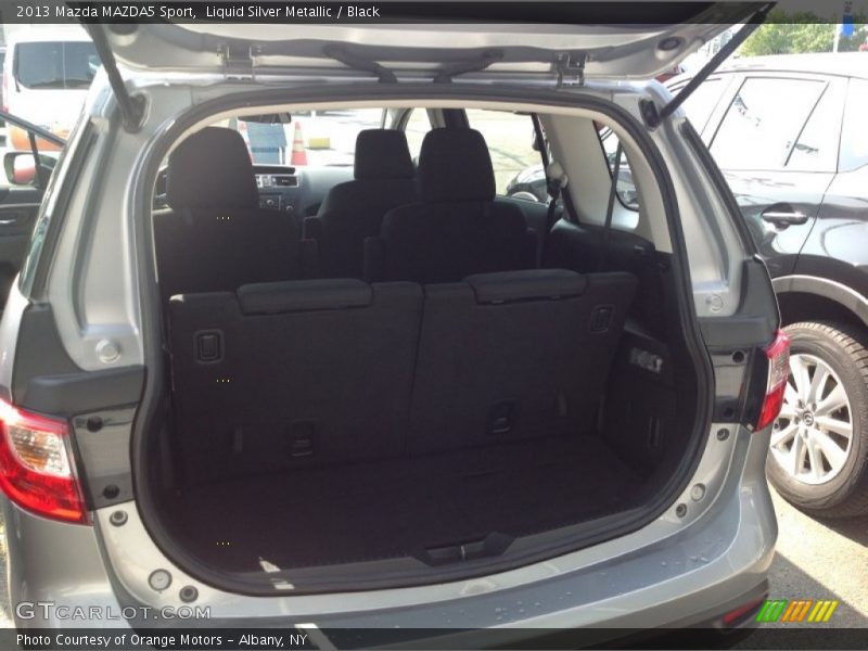 Liquid Silver Metallic / Black 2013 Mazda MAZDA5 Sport