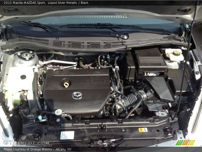 Liquid Silver Metallic / Black 2013 Mazda MAZDA5 Sport
