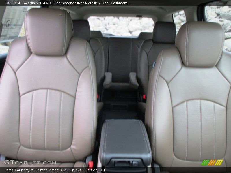 Champagne Silver Metallic / Dark Cashmere 2015 GMC Acadia SLT AWD