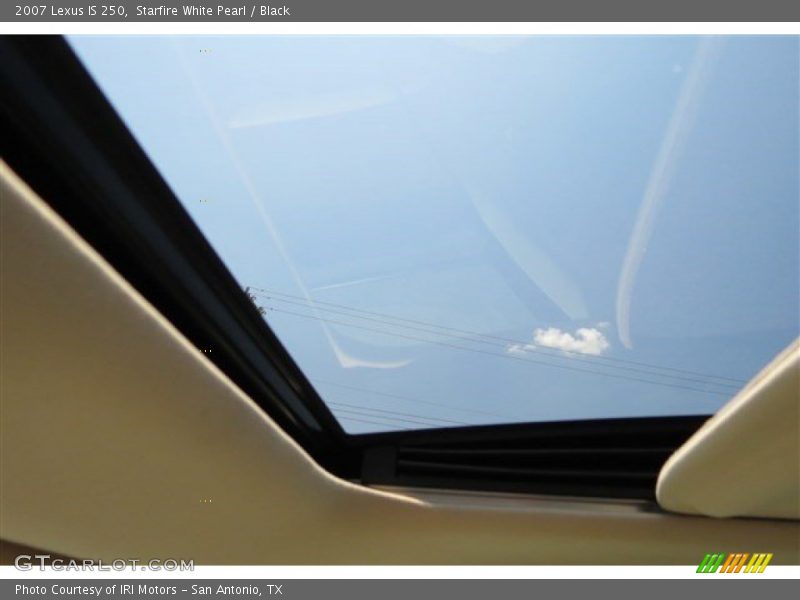 Starfire White Pearl / Black 2007 Lexus IS 250