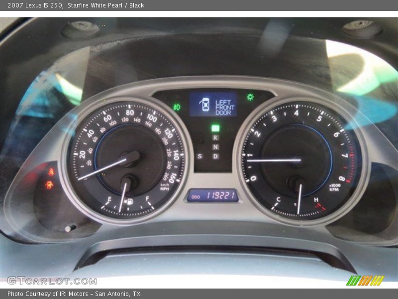 Starfire White Pearl / Black 2007 Lexus IS 250