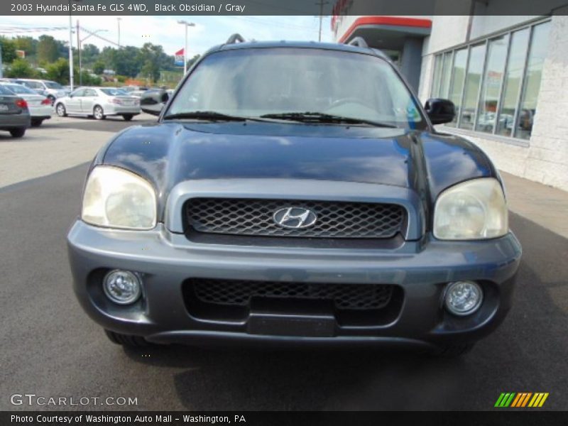 Black Obsidian / Gray 2003 Hyundai Santa Fe GLS 4WD