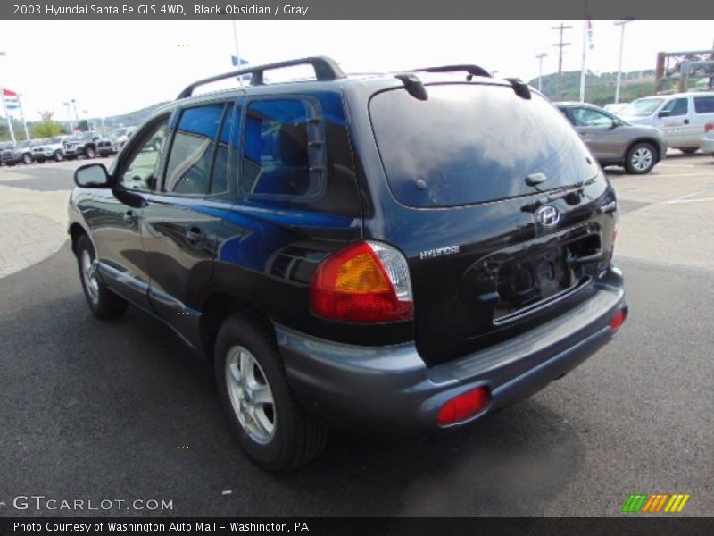 Black Obsidian / Gray 2003 Hyundai Santa Fe GLS 4WD