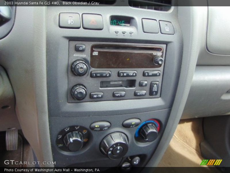 Black Obsidian / Gray 2003 Hyundai Santa Fe GLS 4WD