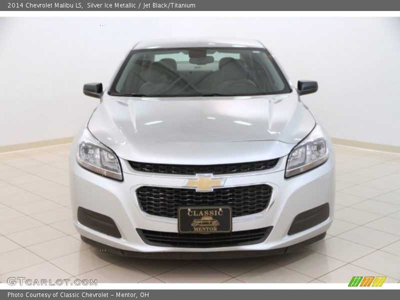 Silver Ice Metallic / Jet Black/Titanium 2014 Chevrolet Malibu LS