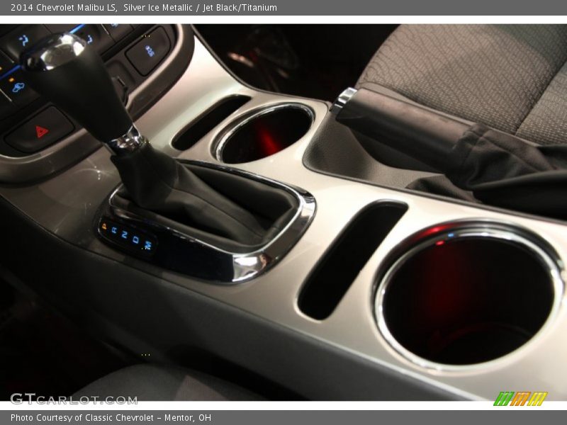 Silver Ice Metallic / Jet Black/Titanium 2014 Chevrolet Malibu LS