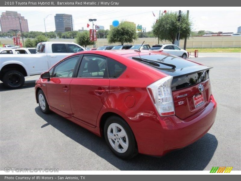 Barcelona Red Metallic / Misty Gray 2010 Toyota Prius Hybrid III