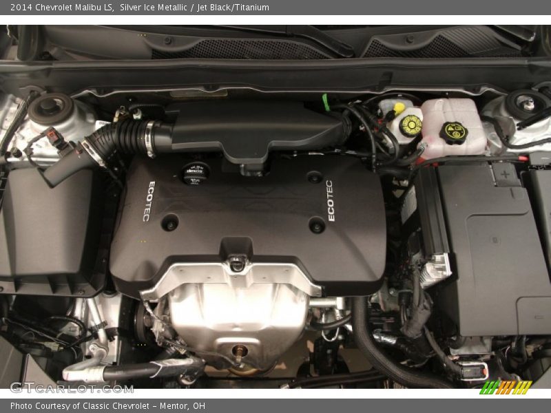 Silver Ice Metallic / Jet Black/Titanium 2014 Chevrolet Malibu LS