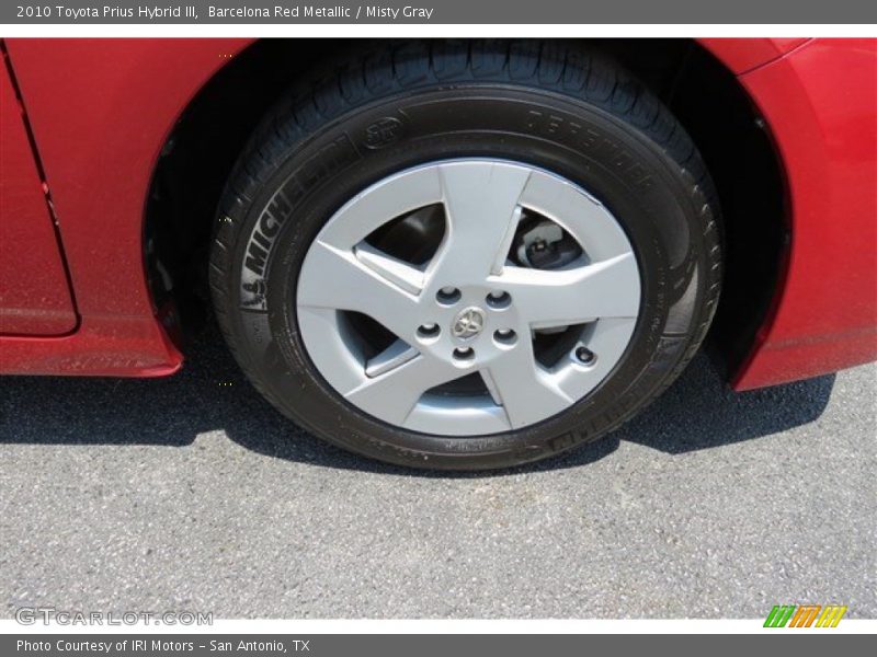 Barcelona Red Metallic / Misty Gray 2010 Toyota Prius Hybrid III