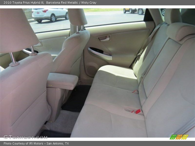 Barcelona Red Metallic / Misty Gray 2010 Toyota Prius Hybrid III